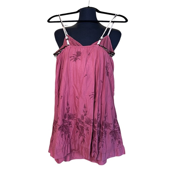 Free People Romantics Embroidered dress women’s size 4 - Picture 5 of 10